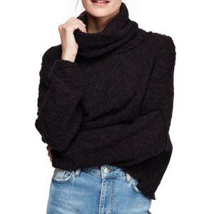 Free People Big Easy Cowl Neck Crop Sweater